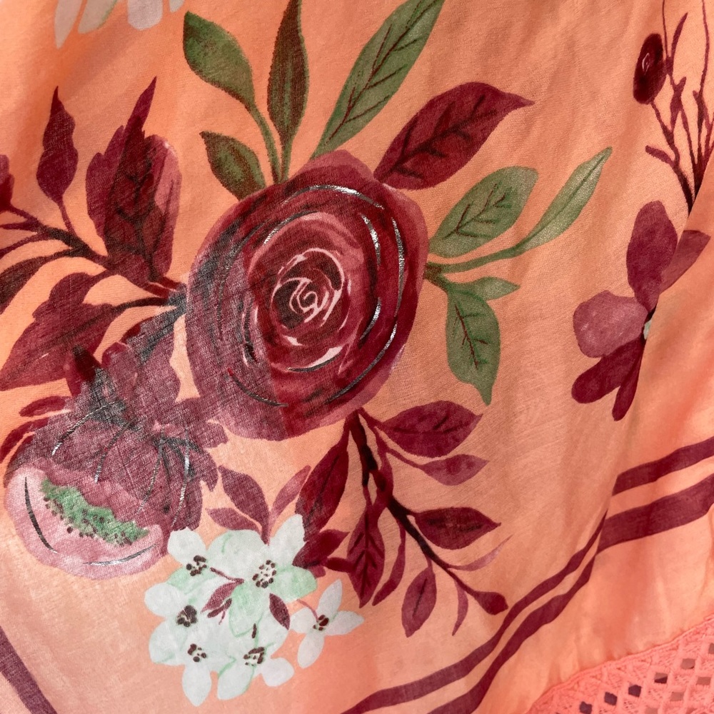 Woven heart Kimono shawl size M - Picture 3 of 3